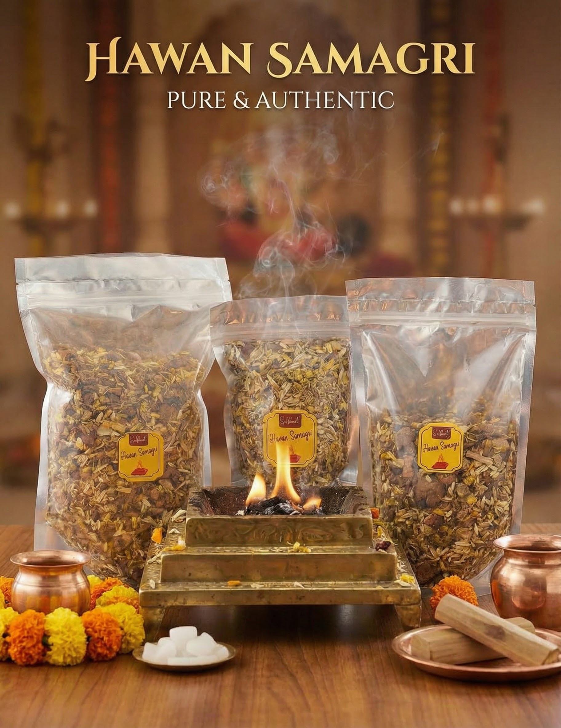 Banner of hawan samagri