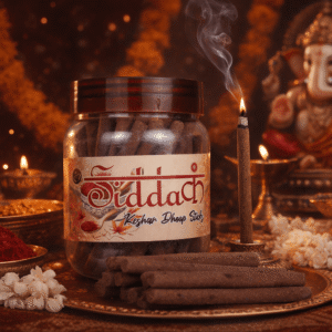 Organic & Pure Kesar Dhoop Sticks For Divine Vishnu Pooja Experience